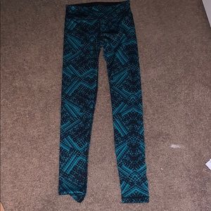 Blue leggings